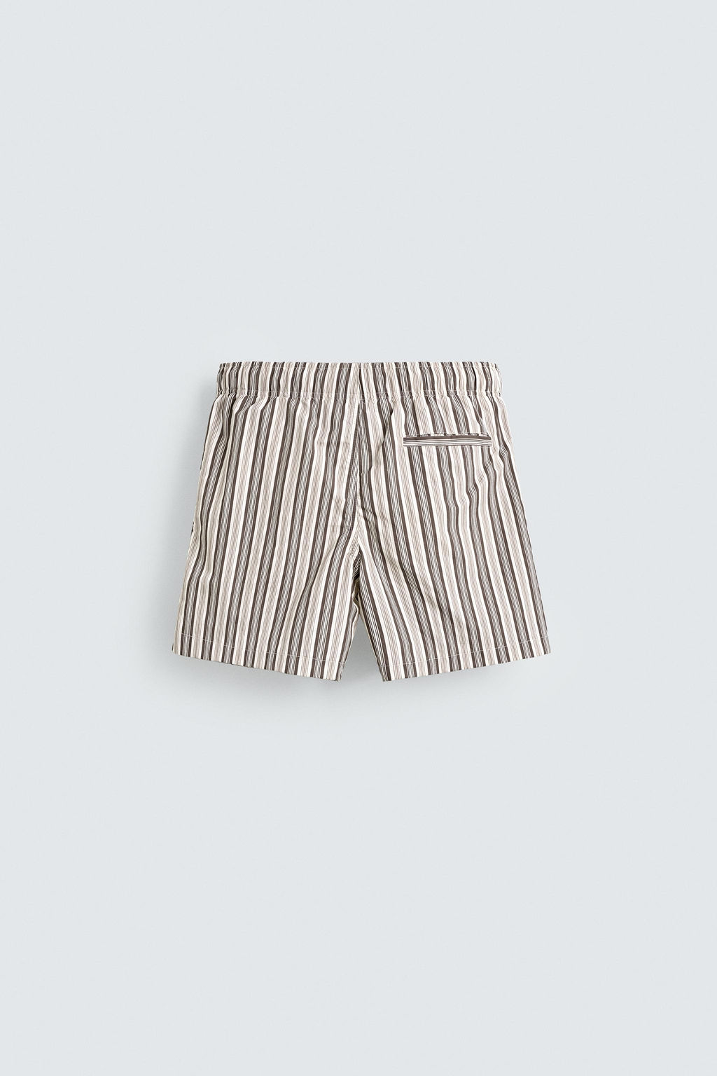 STRIPED MID-LENGTH SWIMMING TRUNKS - Zara фото 2