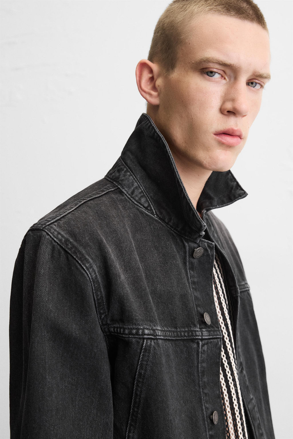 BASIC DENIM JACKET - Zara фото 7