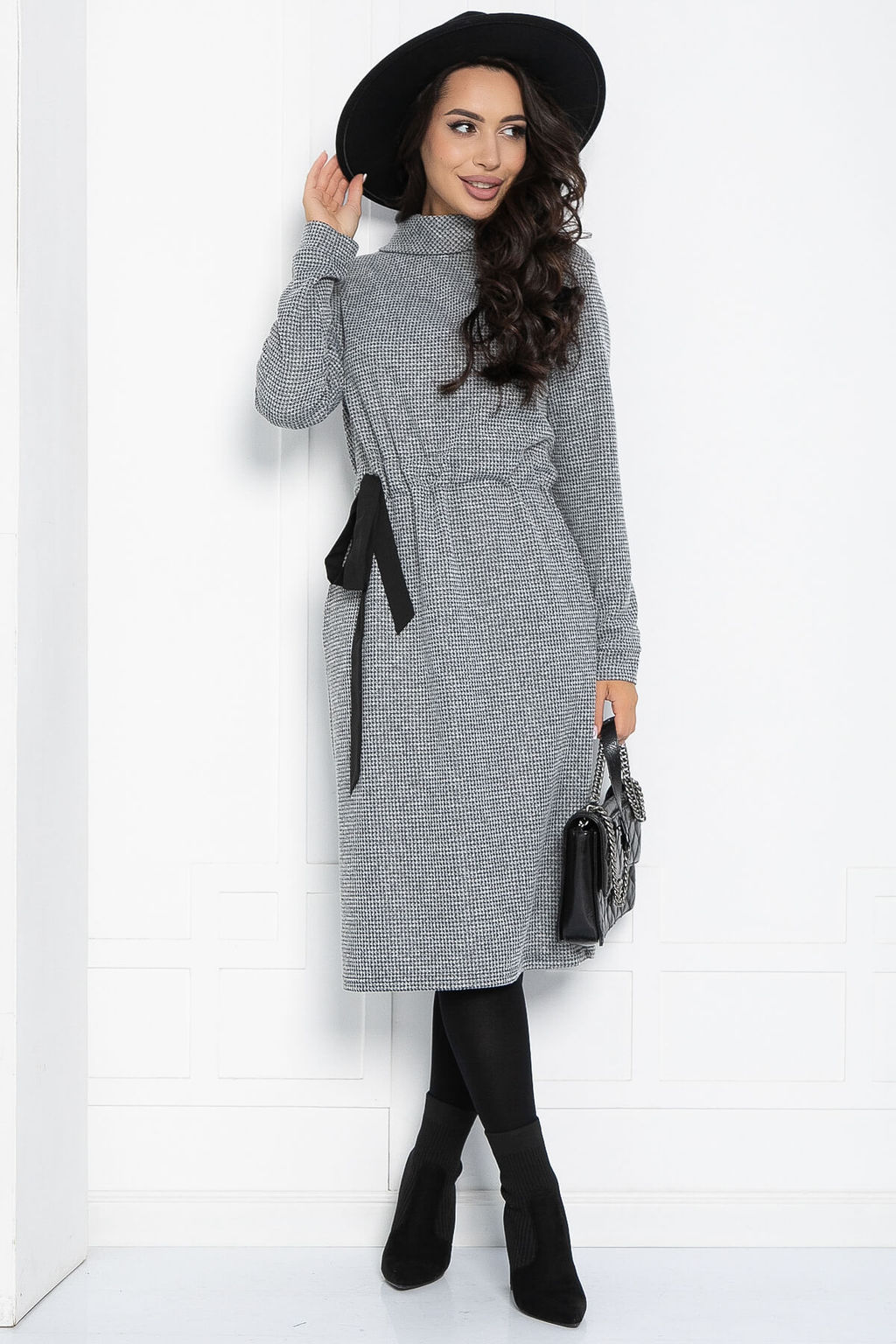 Платье Бонита (серое) П12377-30 - Lt collection фото 7