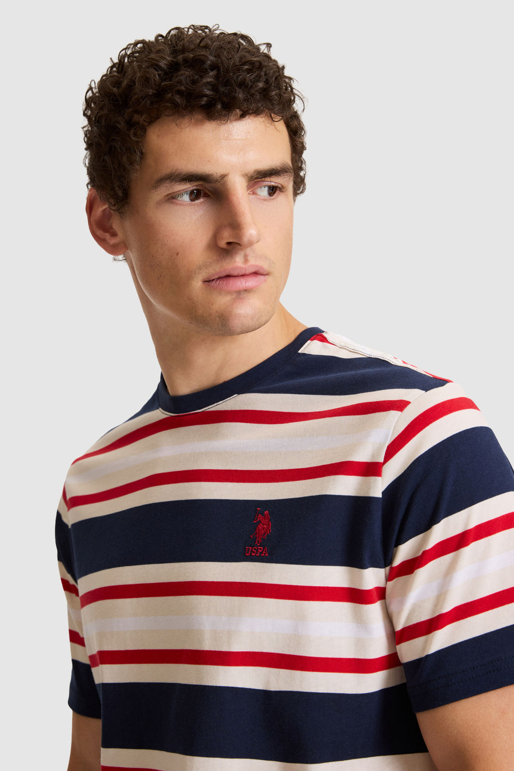 Erkek Lacivert Regular Fit Bisiklet Yaka TiЕГrt - U.s. polo assn фото 2
