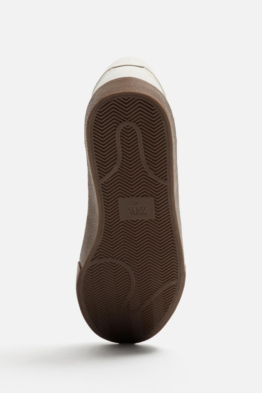 CONTRAST SOLE SNEAKERS - Zara фото 8