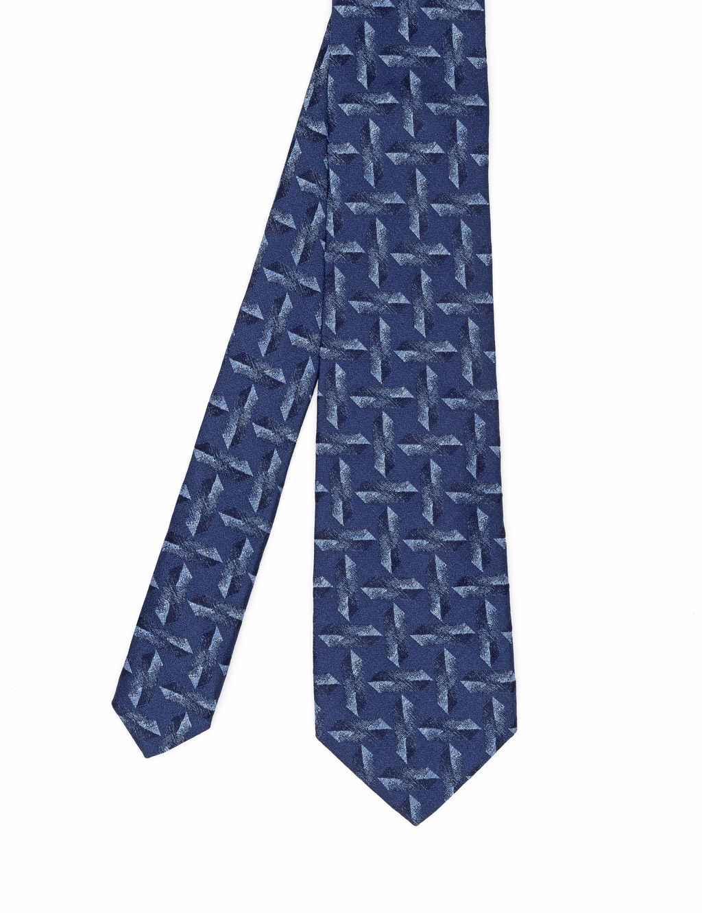 Темно-синий шелковый галстук - Cacharel фото 3