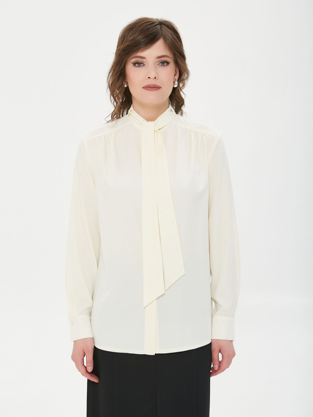 Блузка с бантом - Priz фото 10