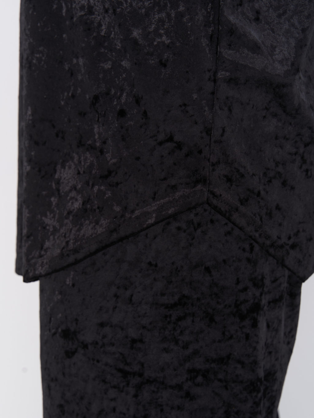 Бархатный костюм KO42911BLK01