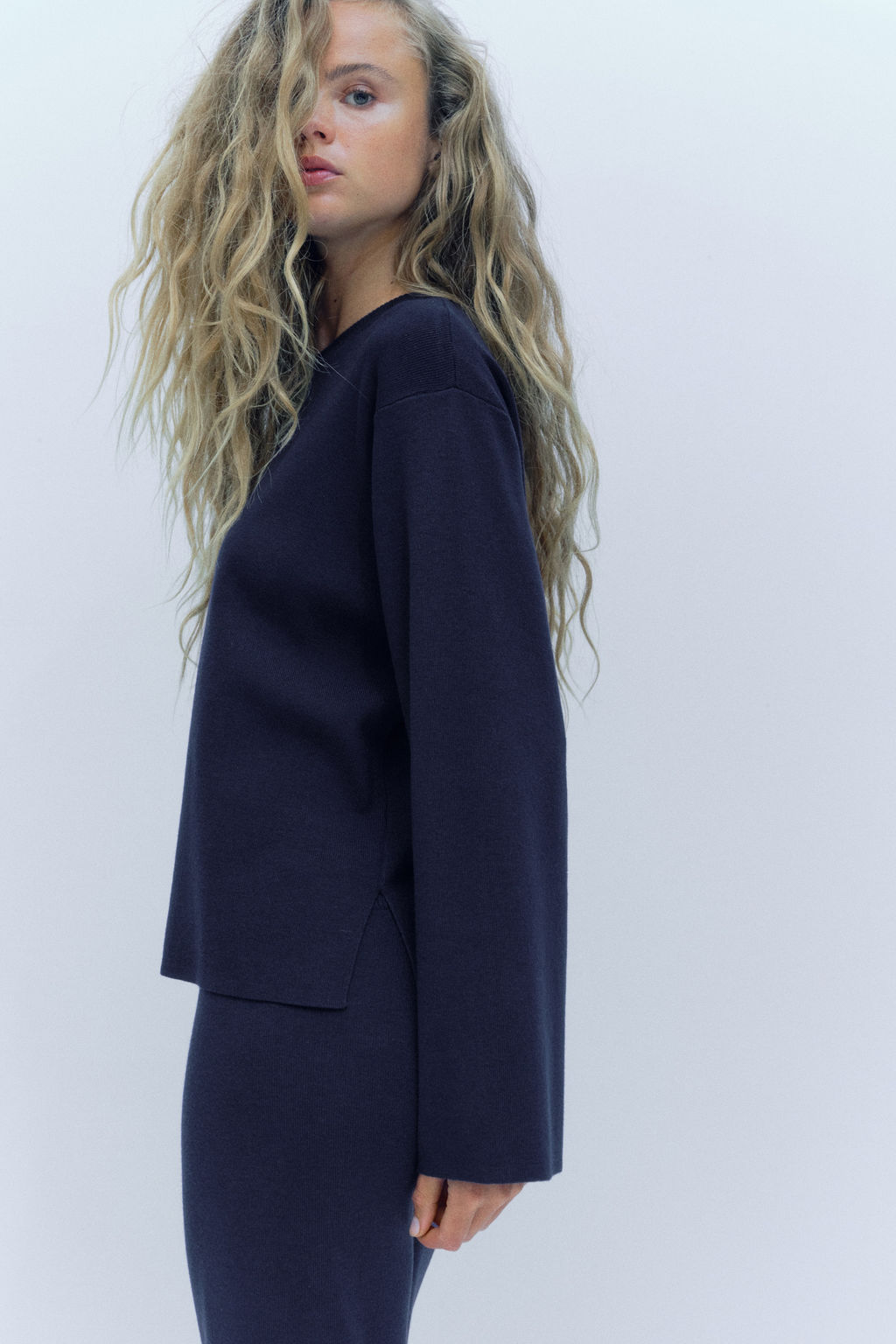 Jersey oversize en punto fino - H&m фото 2