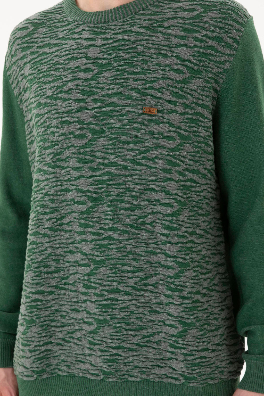 Мужской зеленый свитер - U.s. polo assn фото 13
