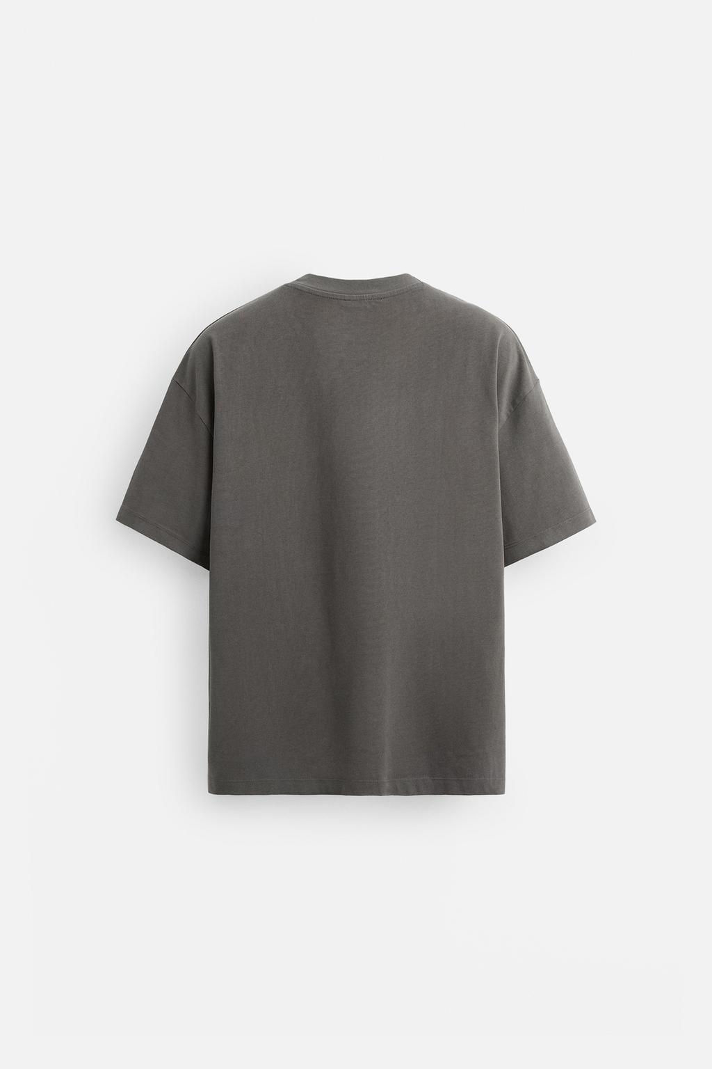 BASIC HEAVY WEIGHT T-SHIRT - Zara фото 44