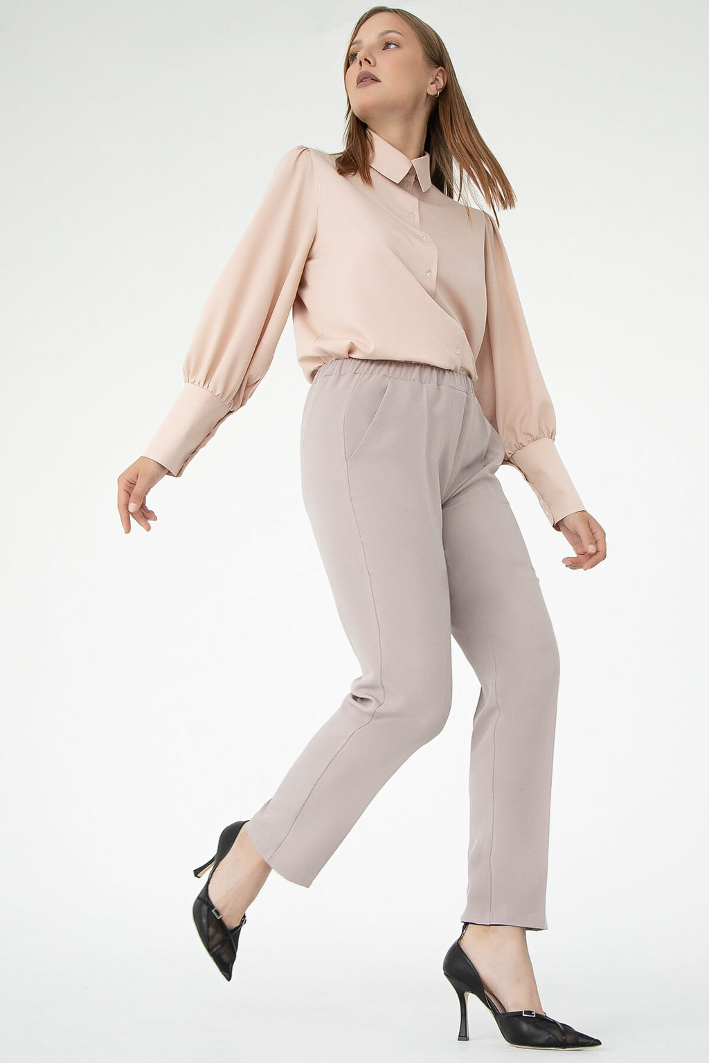 Брюки Арли (беж) Б7140 - Lt collection фото 7