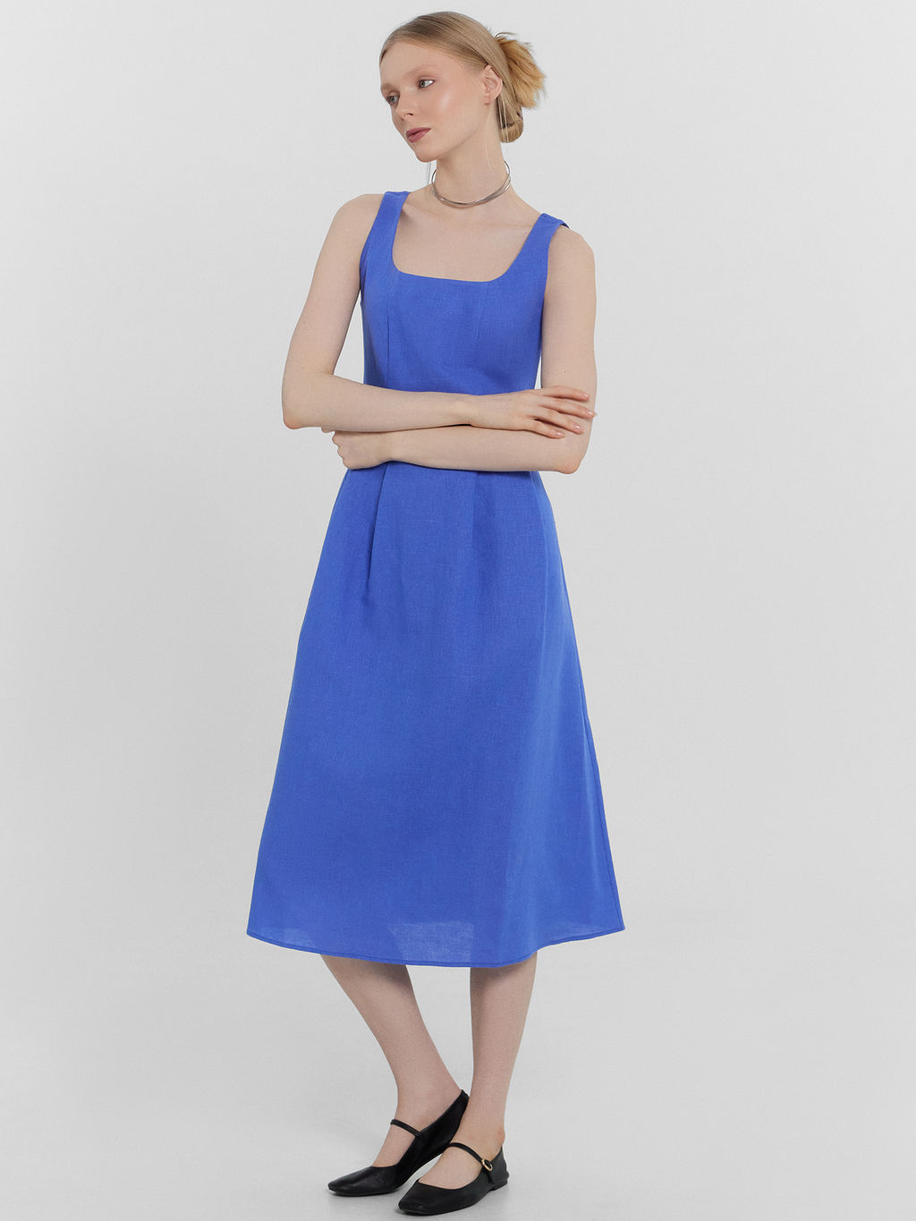 Сарафан женский синий - Mark formelle фото 5
