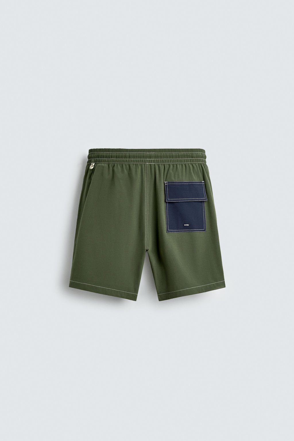 BA?ADOR LARGO COLOR BLOCK / Verde - Zara фото 7