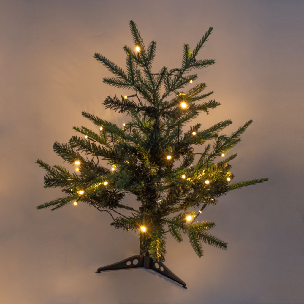 ULD-T5460-030/SNA/3AA WARM WHITE IP20 XMAS TREE Дерево светодиодное Ёлочка, на батарейках 3АА (не в/к), 54х60см. 30 светодиодов. Теплый белый свет. TM Uniel