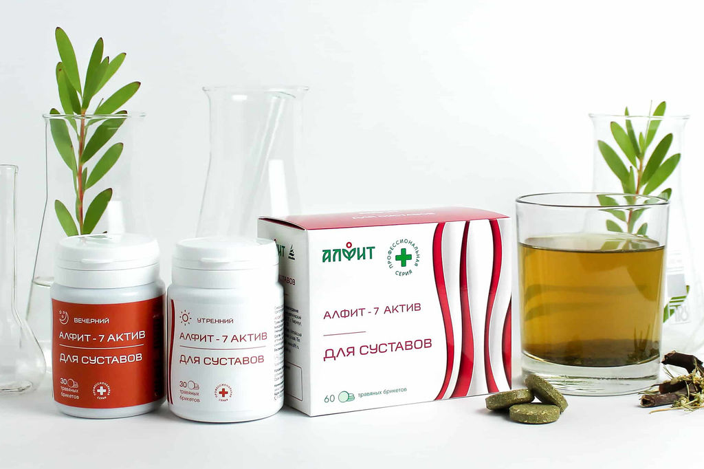 Алфит-актив 7 (для суставов) БАД в брикетах Алфит 5785