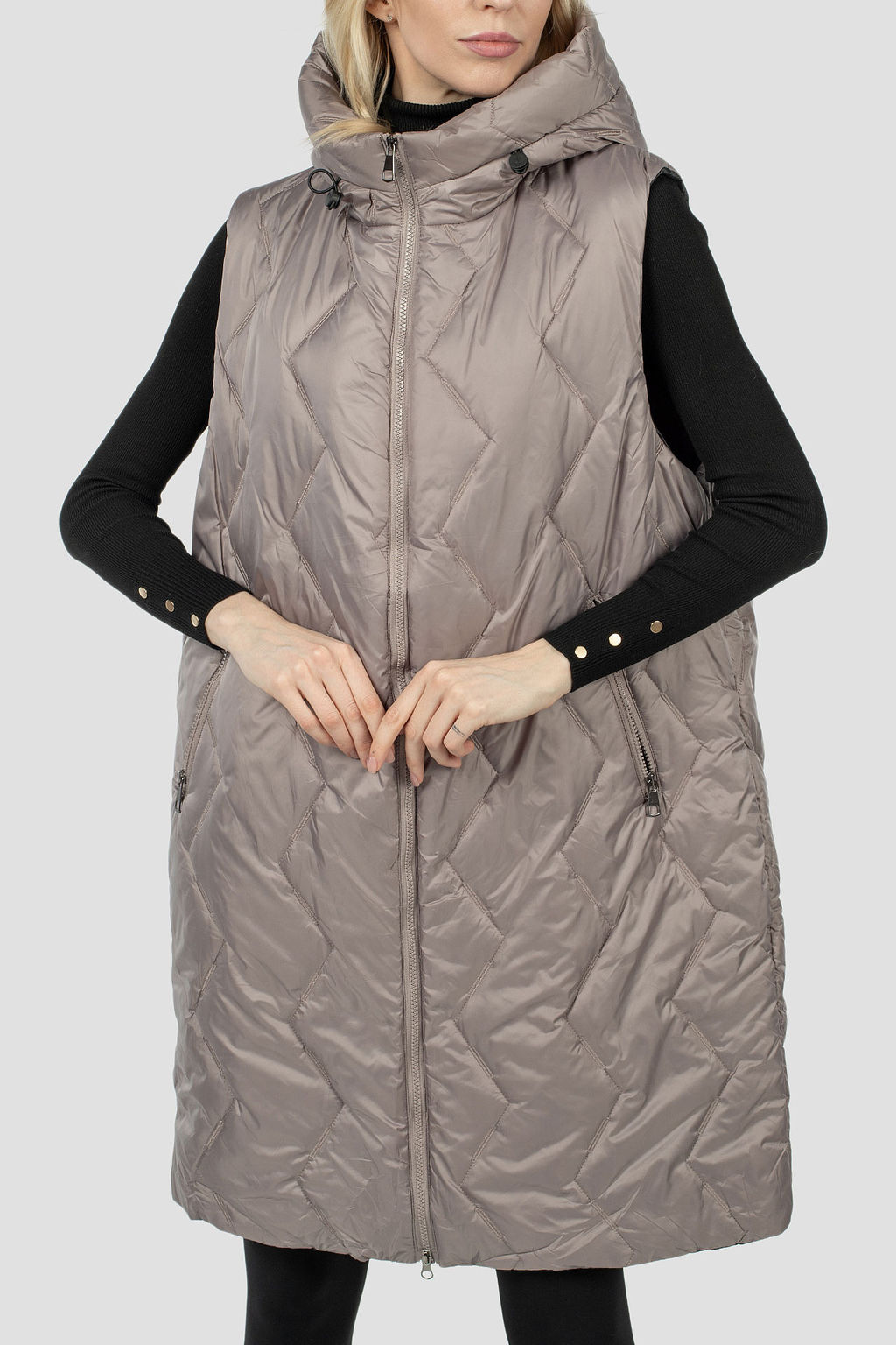 04-3212 Куртка женская демисезонная (синтепон 100) - El podio фото 3