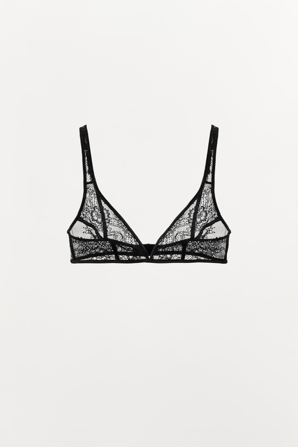 LACE TRIANGLE BRALETTE - Zara фото 5