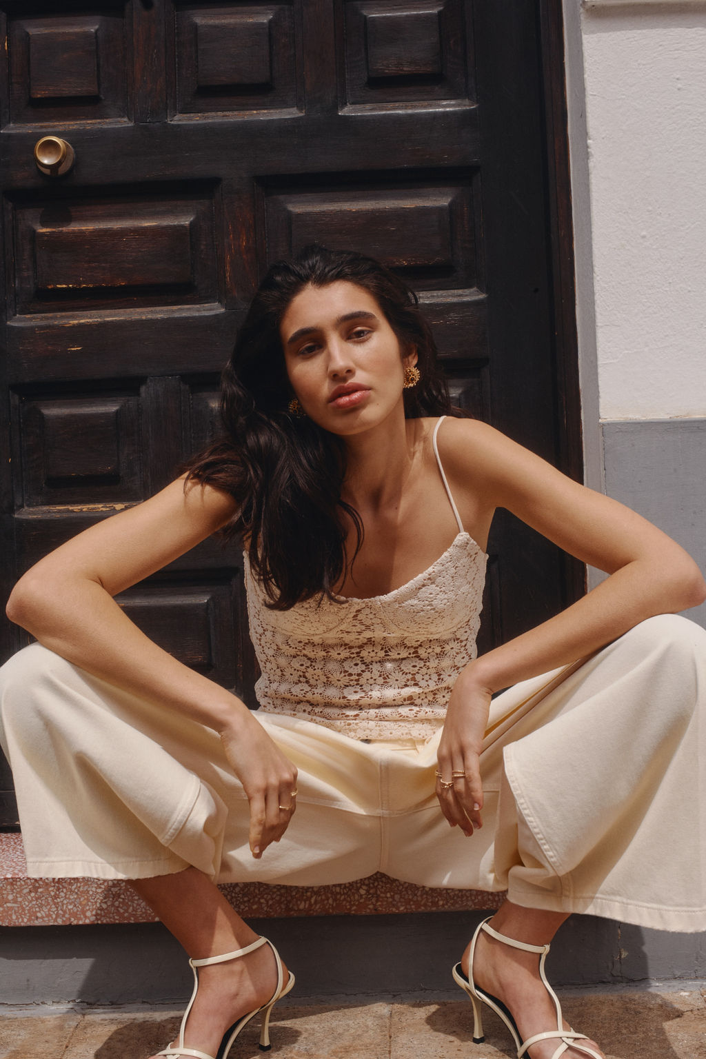 Top de tirantes efecto crochet - H&m фото 2