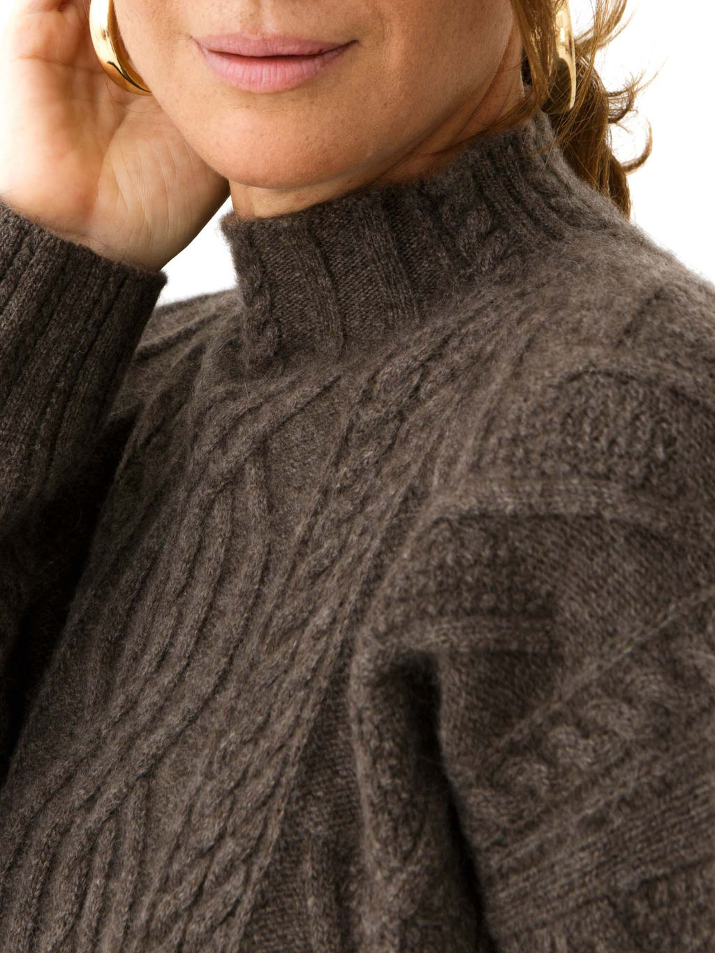 Джемпер из пуха яка 5016 меланж