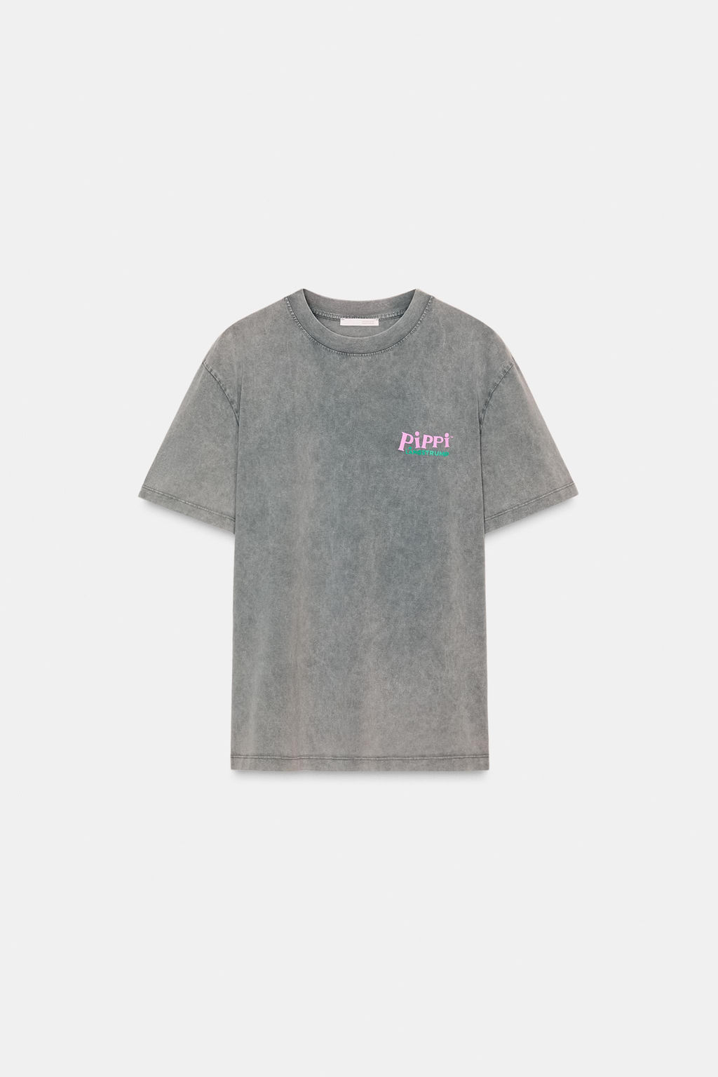 Pippi L_ngstrump FADED-EFFECT T-SHIRT - Zara фото 4