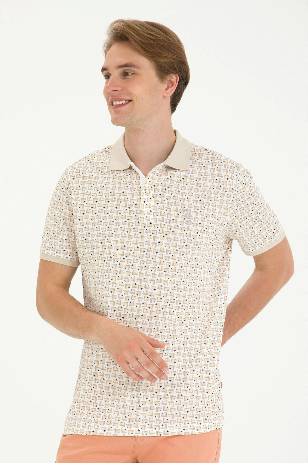 Мужская футболка с воротником-поло Stone - U.s. polo assn фото 10