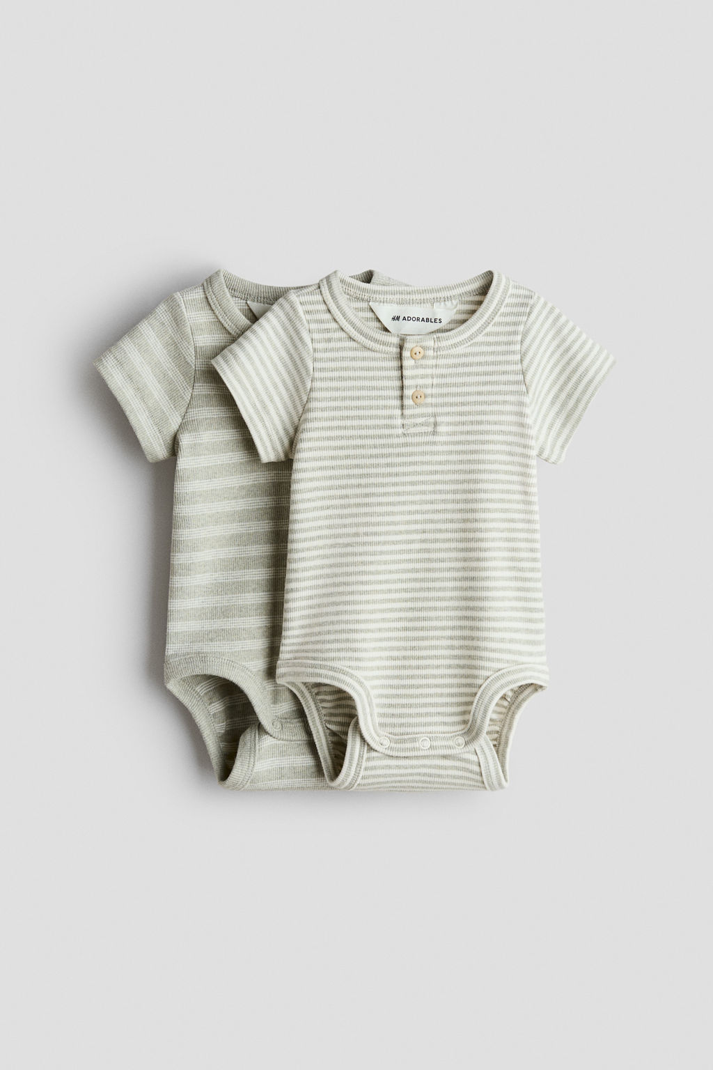 Pack de 2 bodies con cuello panadero - H&m фото 3