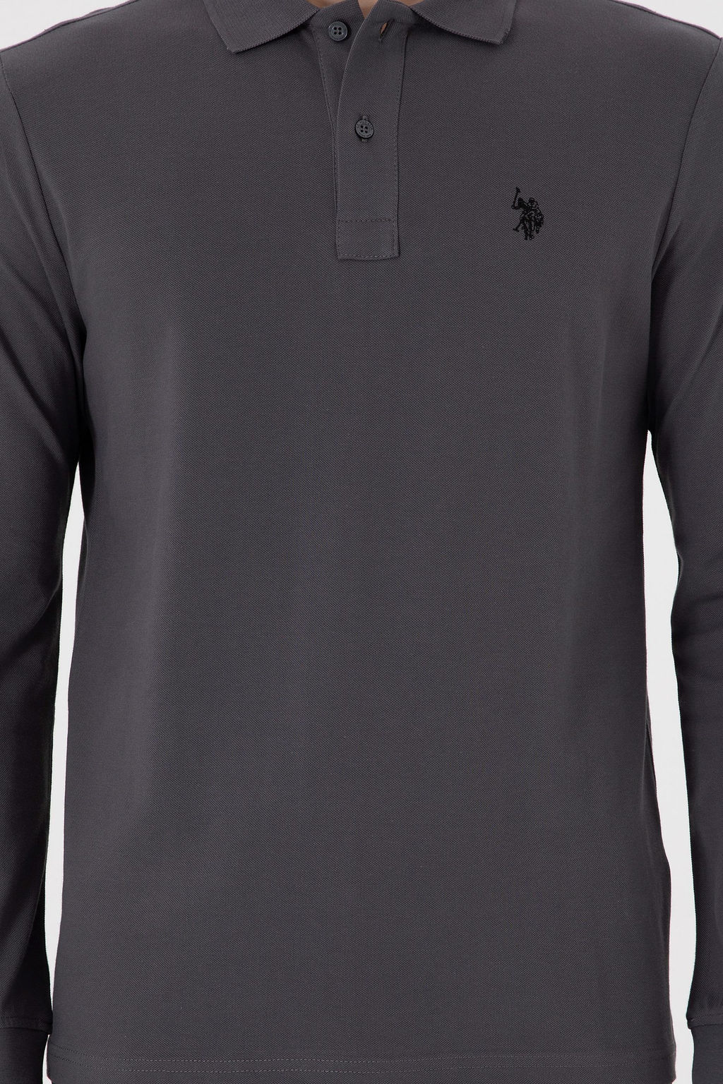 Мужской базовый свитшот антрацитового цвета Неожиданная скидка в корзине - U.s. polo assn фото 6