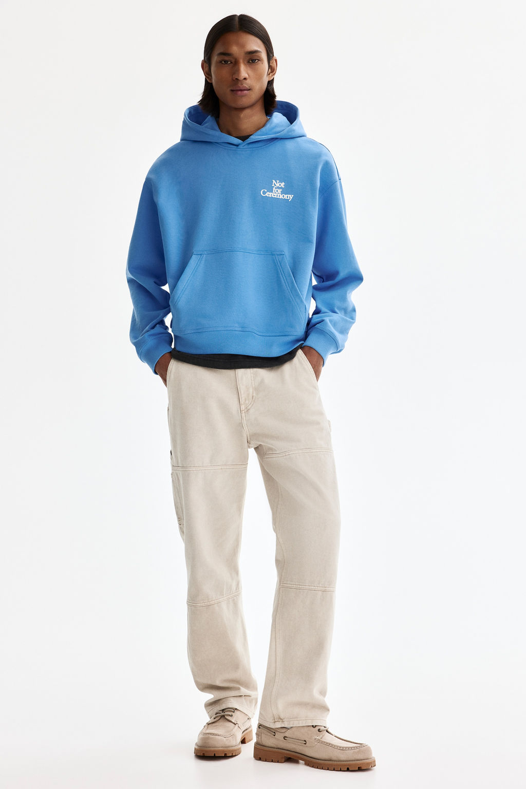 Sudadera con motivo y capucha Loose Fit - H&m фото 6