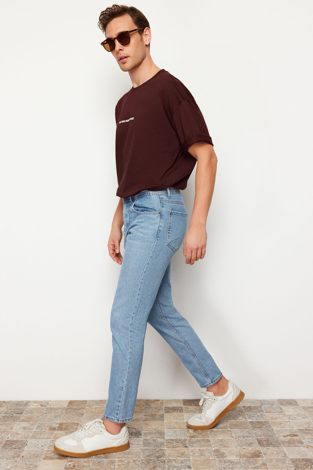 TRENDYOL MAN Antrasit %100 Pamuk Essential Fit Jeans Kot Pantolon TMNAW23JE00104 - Trendyolmilla фото 3