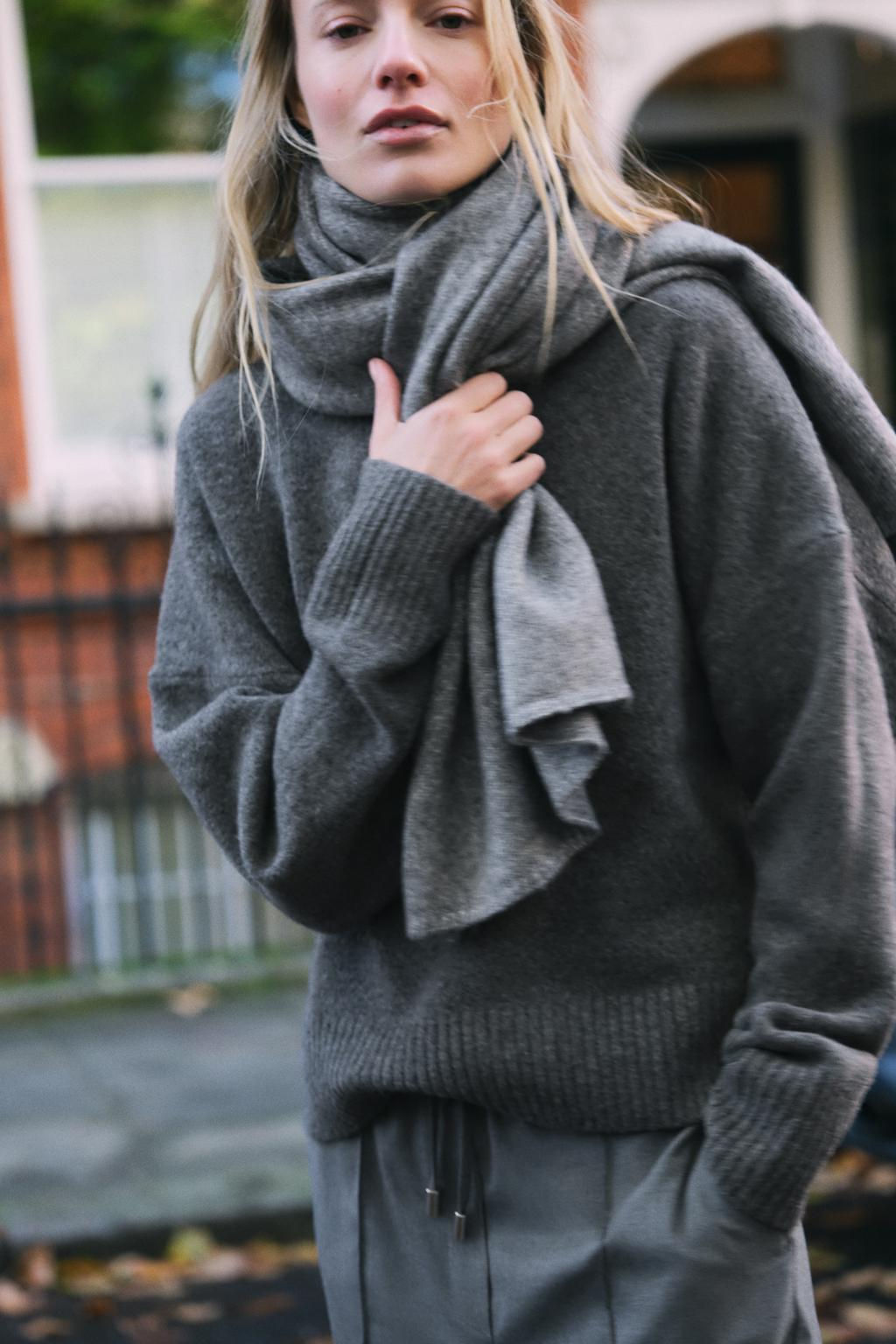 SOFT PLAIN KNIT SWEATER - Zara фото 14