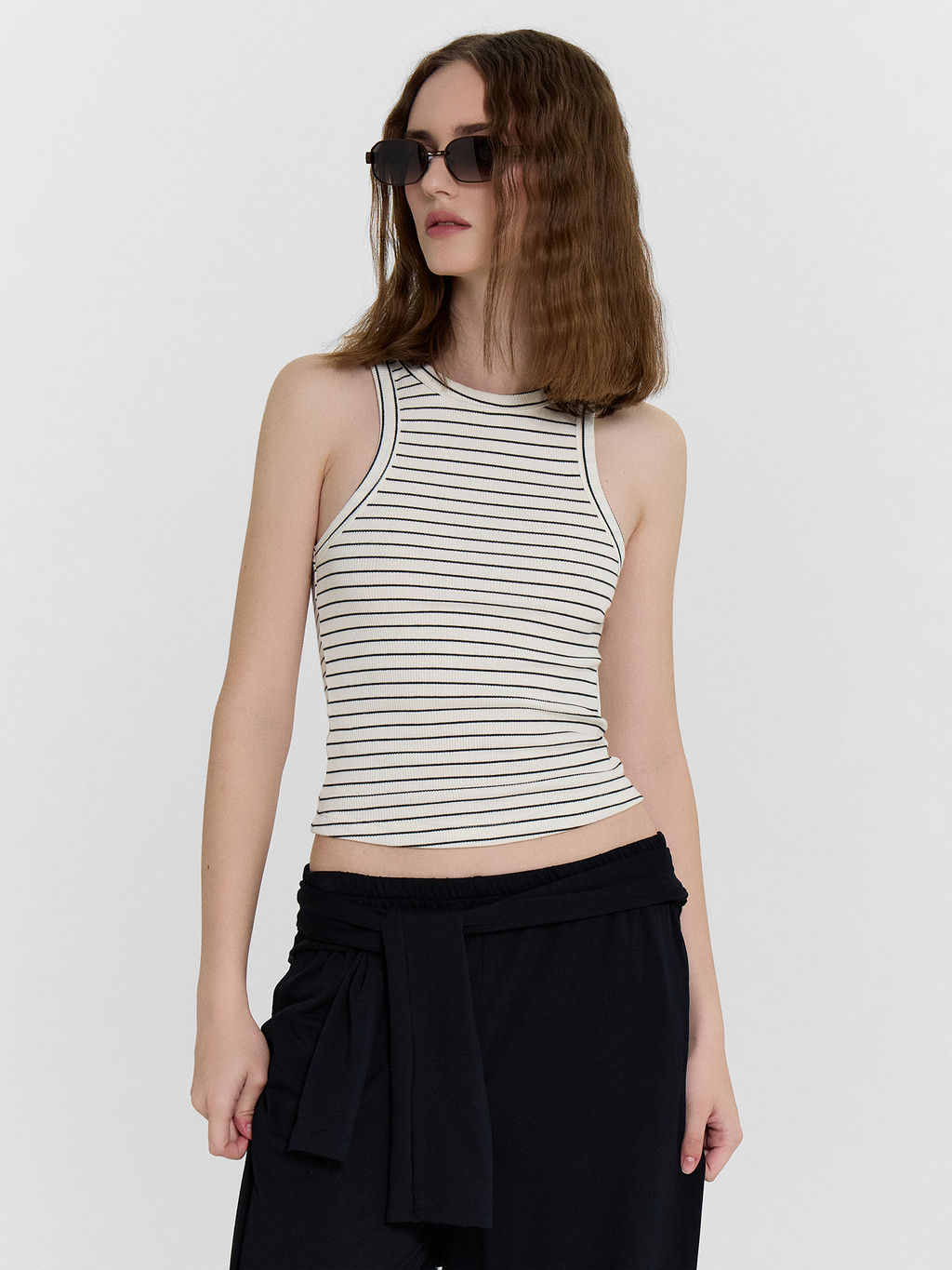 Топ женский Mark Formelle из хлопка с эластаном в полоску  фото 6