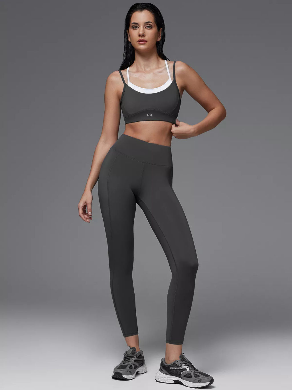 Топ-бра с контрастными вставками