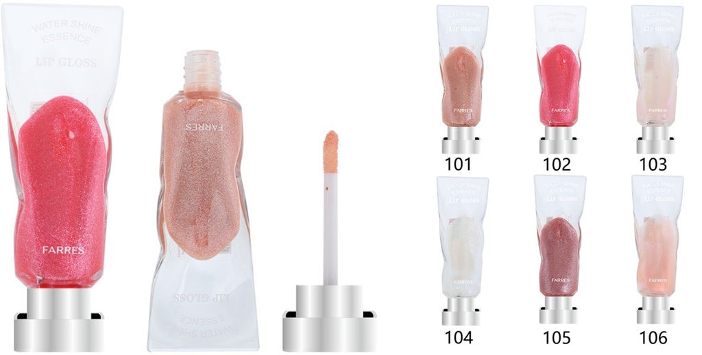 FARRES /7047-103/ Water shine essence Блеск д/губ эффект жидкого стекла (нежная лаванда). 3