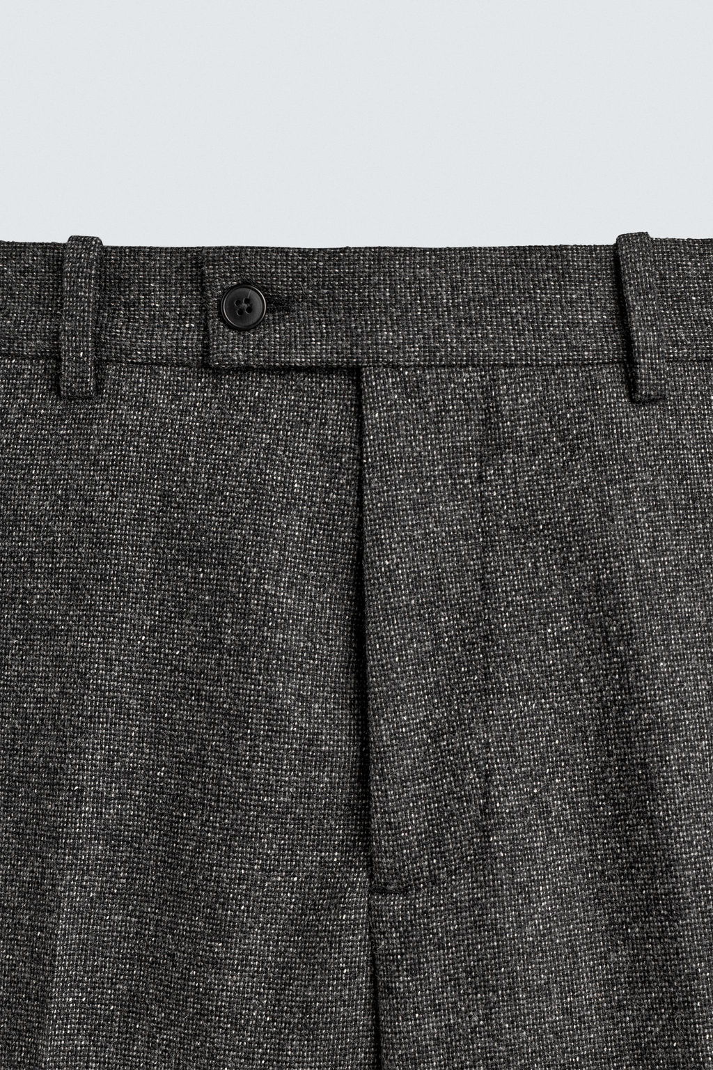 LIMITED EDITION WOOL TEXTURED SUIT TROUSERS - Zara фото 9