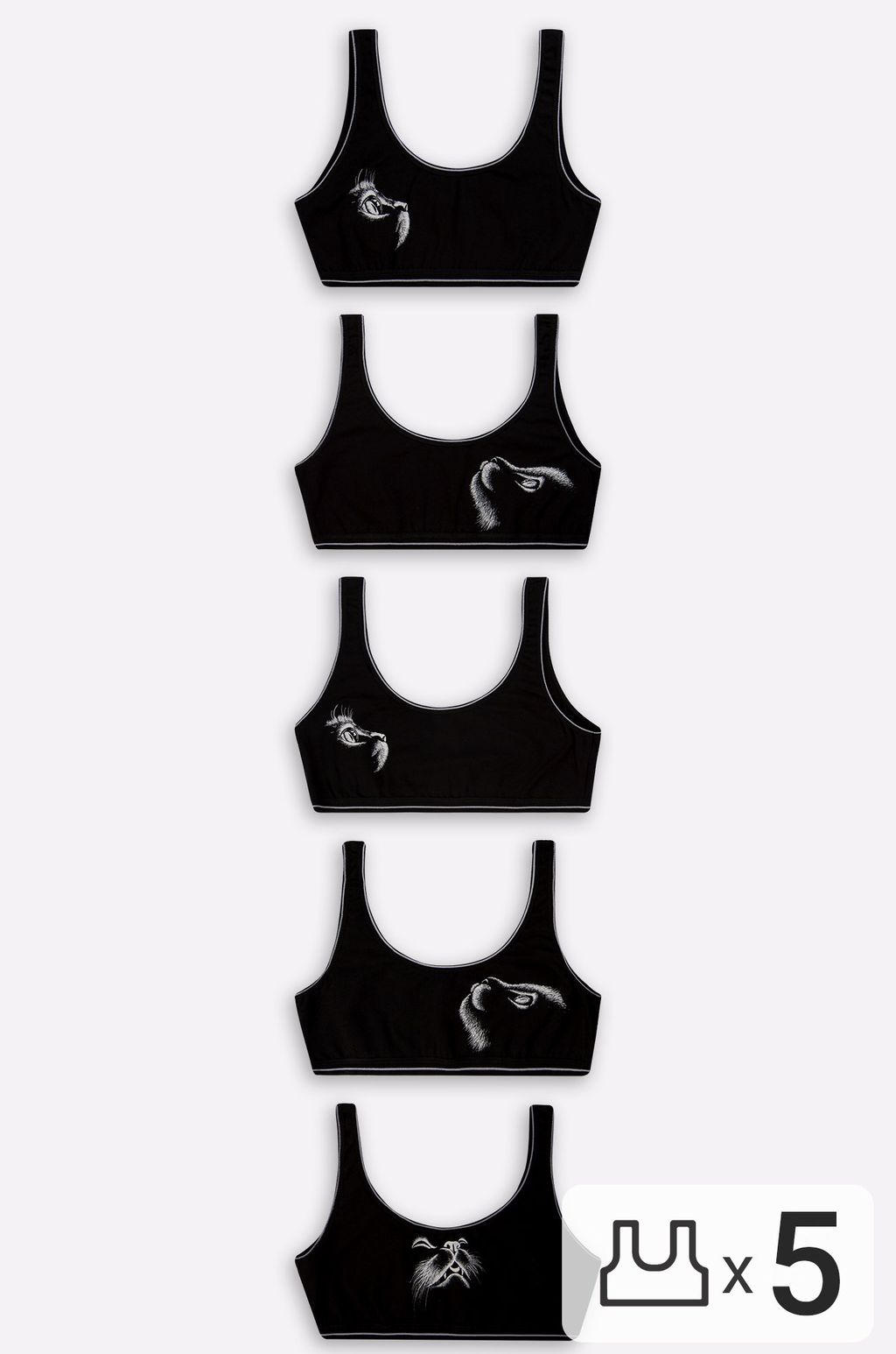 Майка-топ для девочки 5шт. Donella