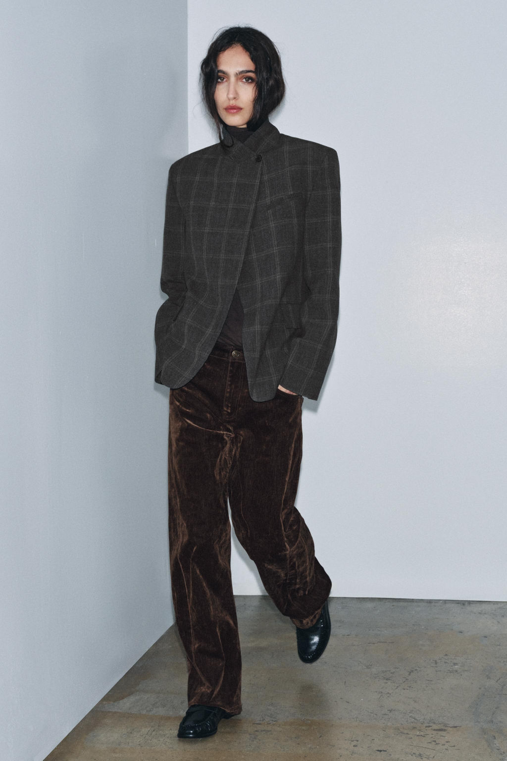 ZW COLLECTION LIMITED EDITION CHECK BLAZER - Zara фото 4