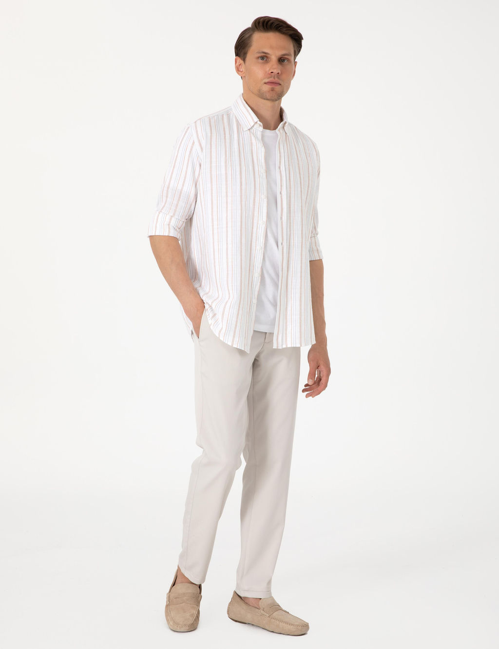 Mercan Regular Fit Uzun Kollu G_mlek - Pierre cardin фото 4