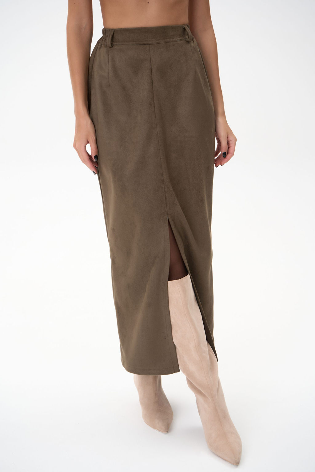 Юбка Майли (оливковый) - Эльза фото 3