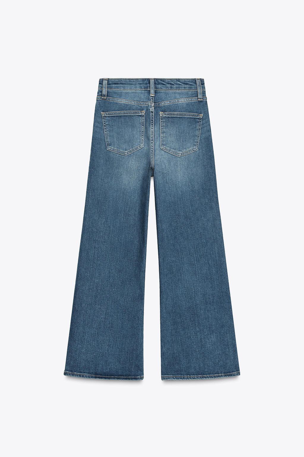 JEANS ZW COLLECTION WIDE LEG HIGH-WAIST - Zara фото 9