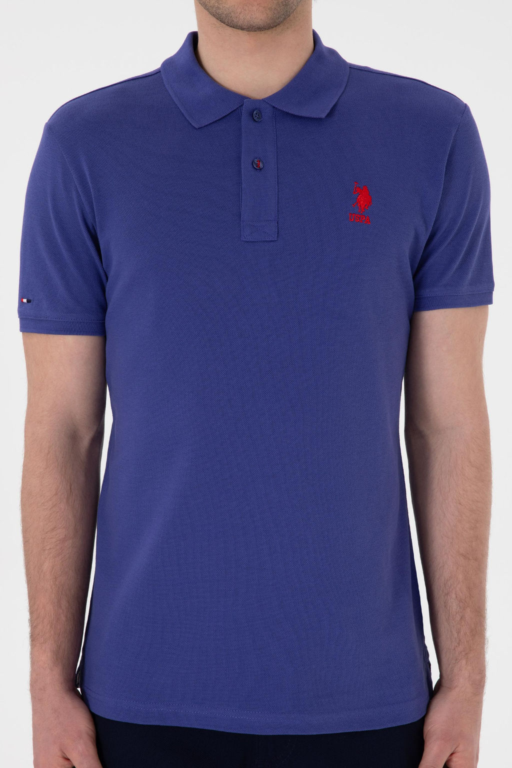 Erkek Slim Fit Polo Yaka Saks Basic Ti__rt Sepette S_rpriz _ndirim - U.s. polo assn фото 6
