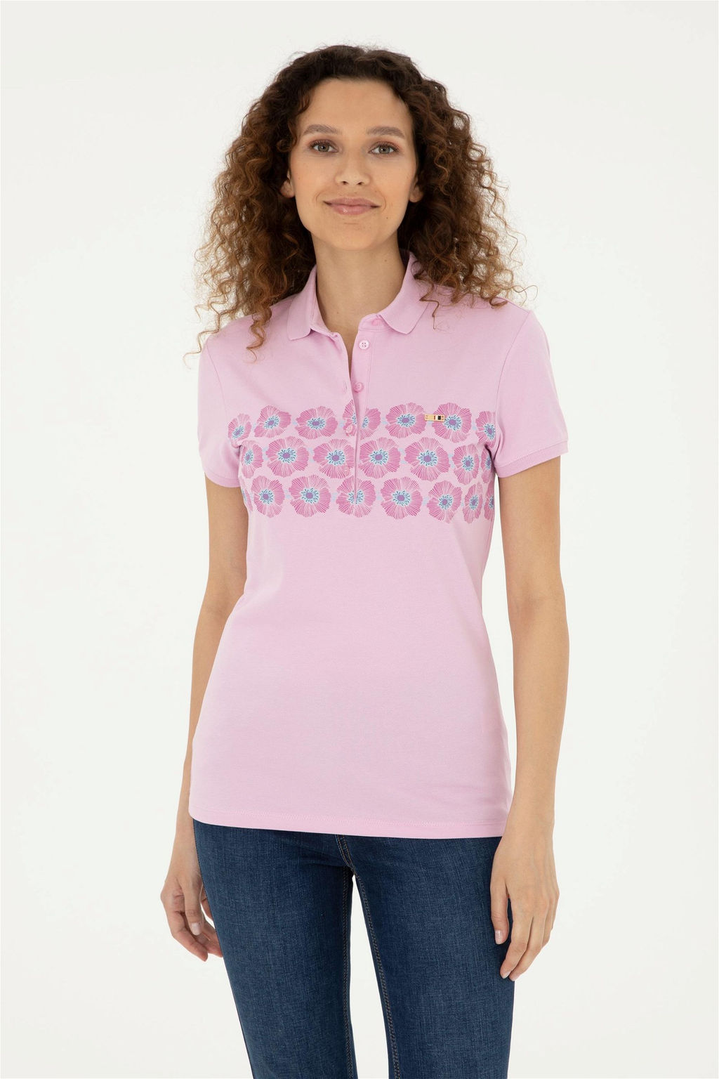 Женская розовая футболка Неожиданная скидка в корзине