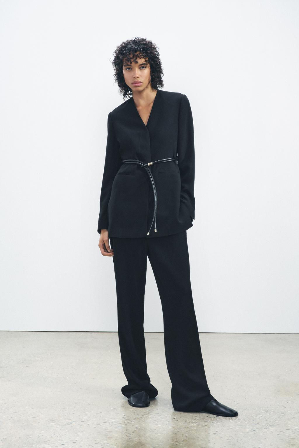 ZW COLLECTION STRAIGHT-FIT TROUSERS