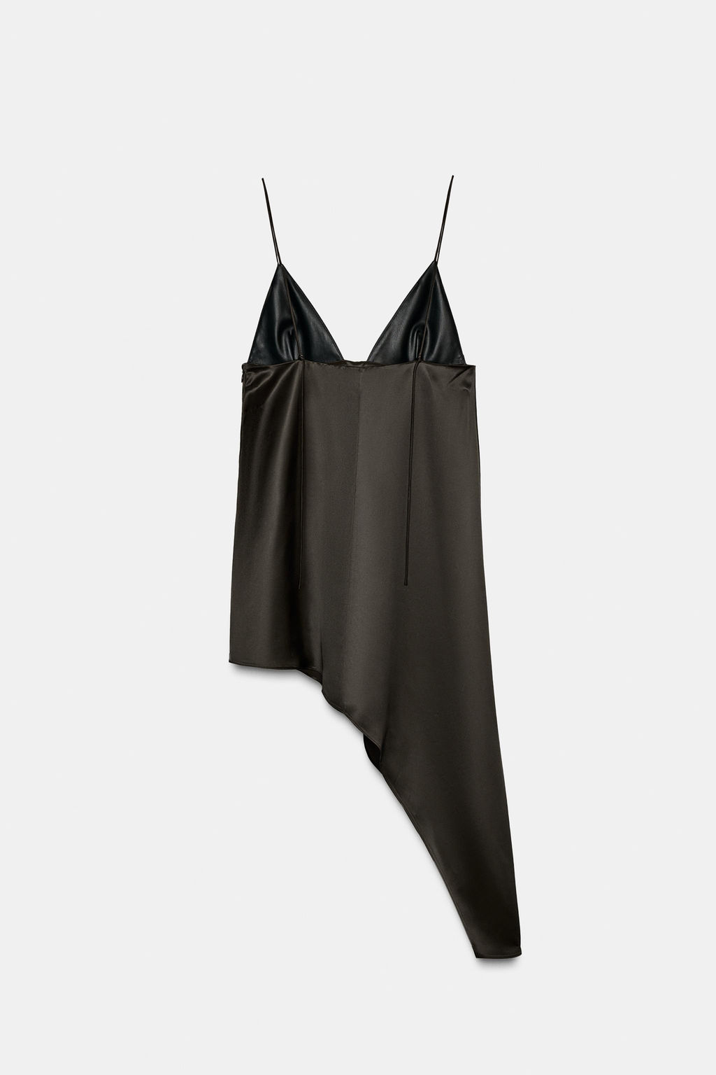 ASYMMETRIC CONTRAST TOP ZW COLLECTION - Zara фото 7