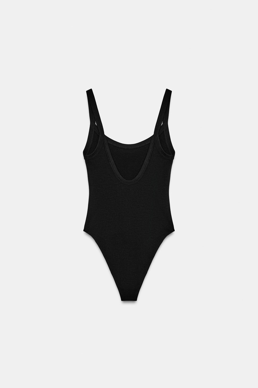 BODY TIRANTES ALGOD?N / Negro - Zara фото 6
