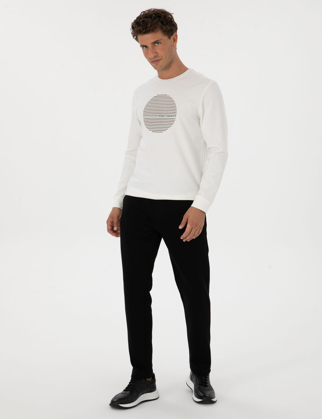 Siyah Slim Fit 3 _plik D_z Pa_a E_ofman Alt_