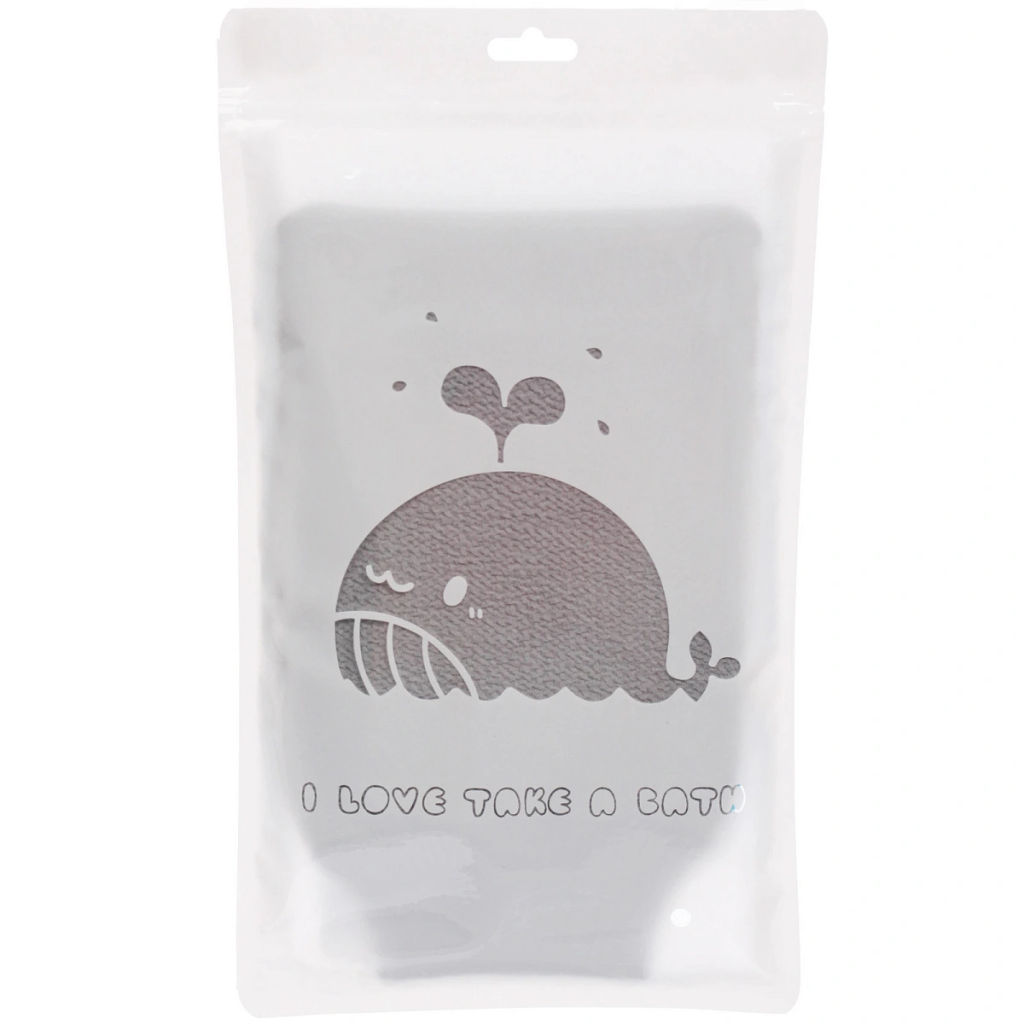 Цена за 2шт. Мочалка-варежка для тела детская "Water Magic - Принцесса", цвет сиреневый, 24,5*14 см (ZIP пакет)