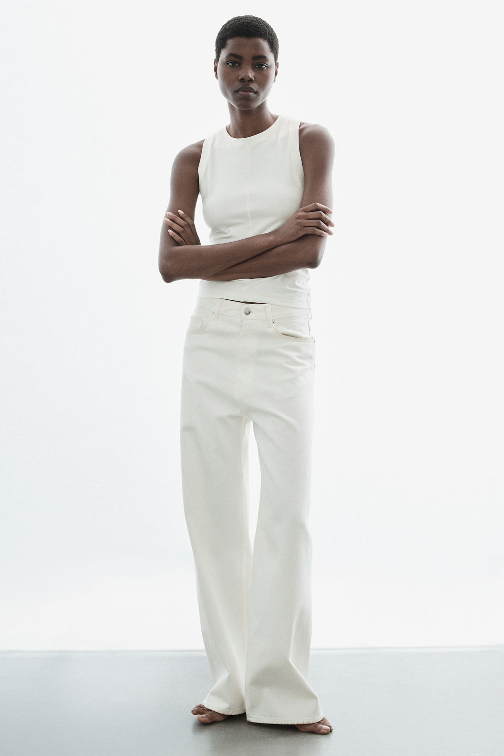 Top con costura plana - H&m фото 7