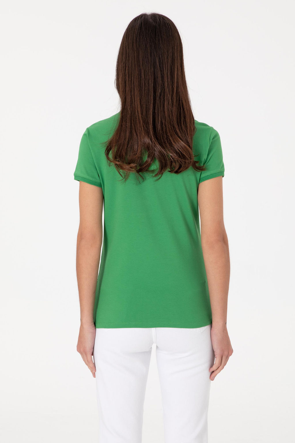 Kad_n A__k Ye_il Basic Polo Yaka Ti__rt Sepette S_rpriz _ndirim - U.s. polo assn фото 5