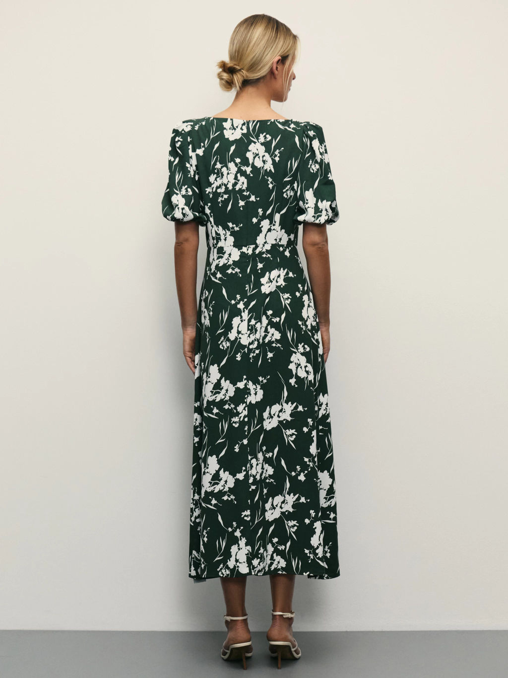 Платье миди с цветочным принтом / Zarina  фото 4