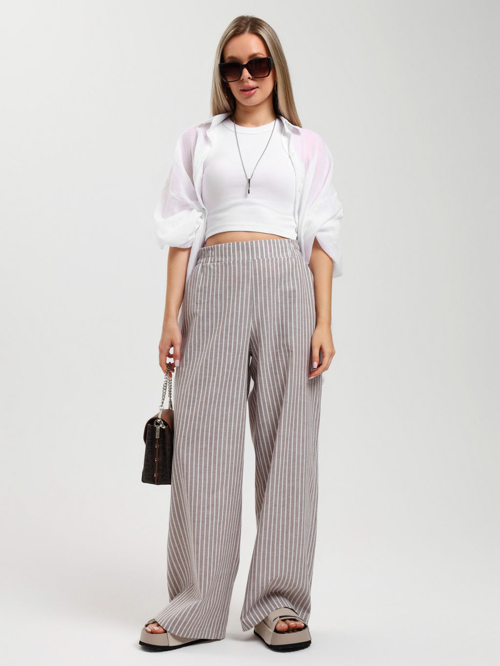 VIOTEX Брюки Летний день-2 (80% хлопок, 20% лён) - Виотекс фото 5