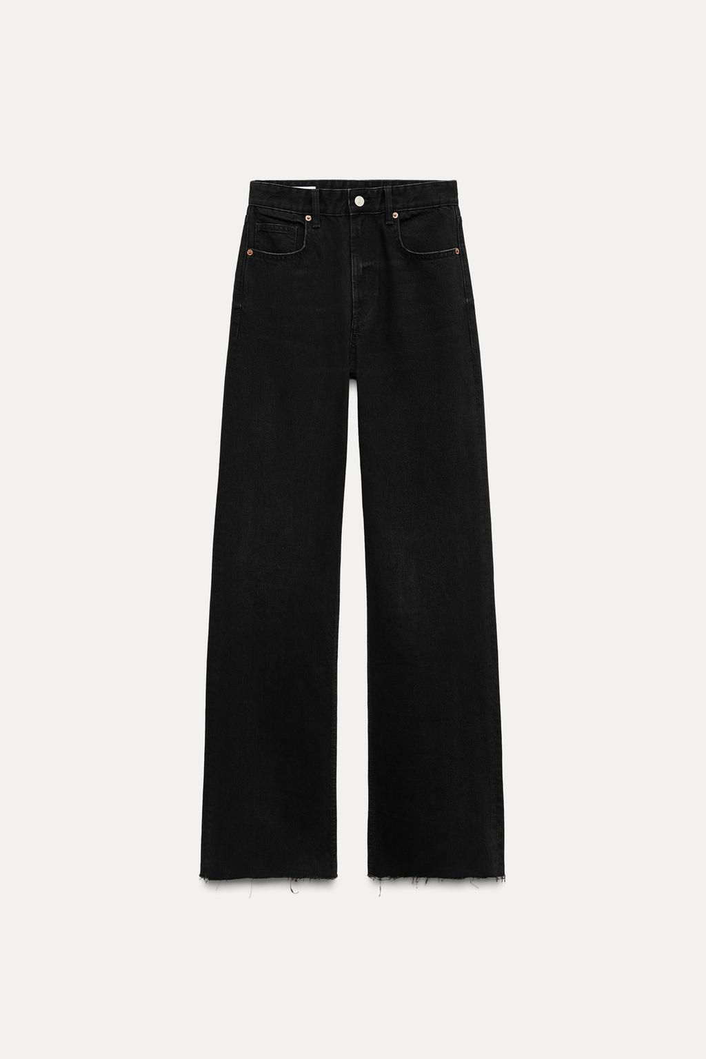 TRF WIDE-LEG HIGH-WAIST JEANS - Zara фото 8