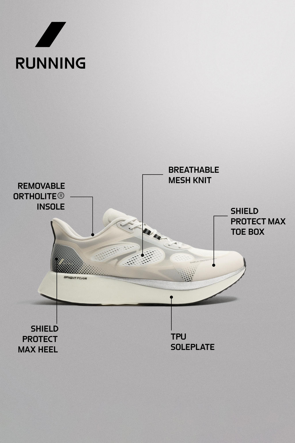 ZAPATILLA DE CORRER / Blanco
