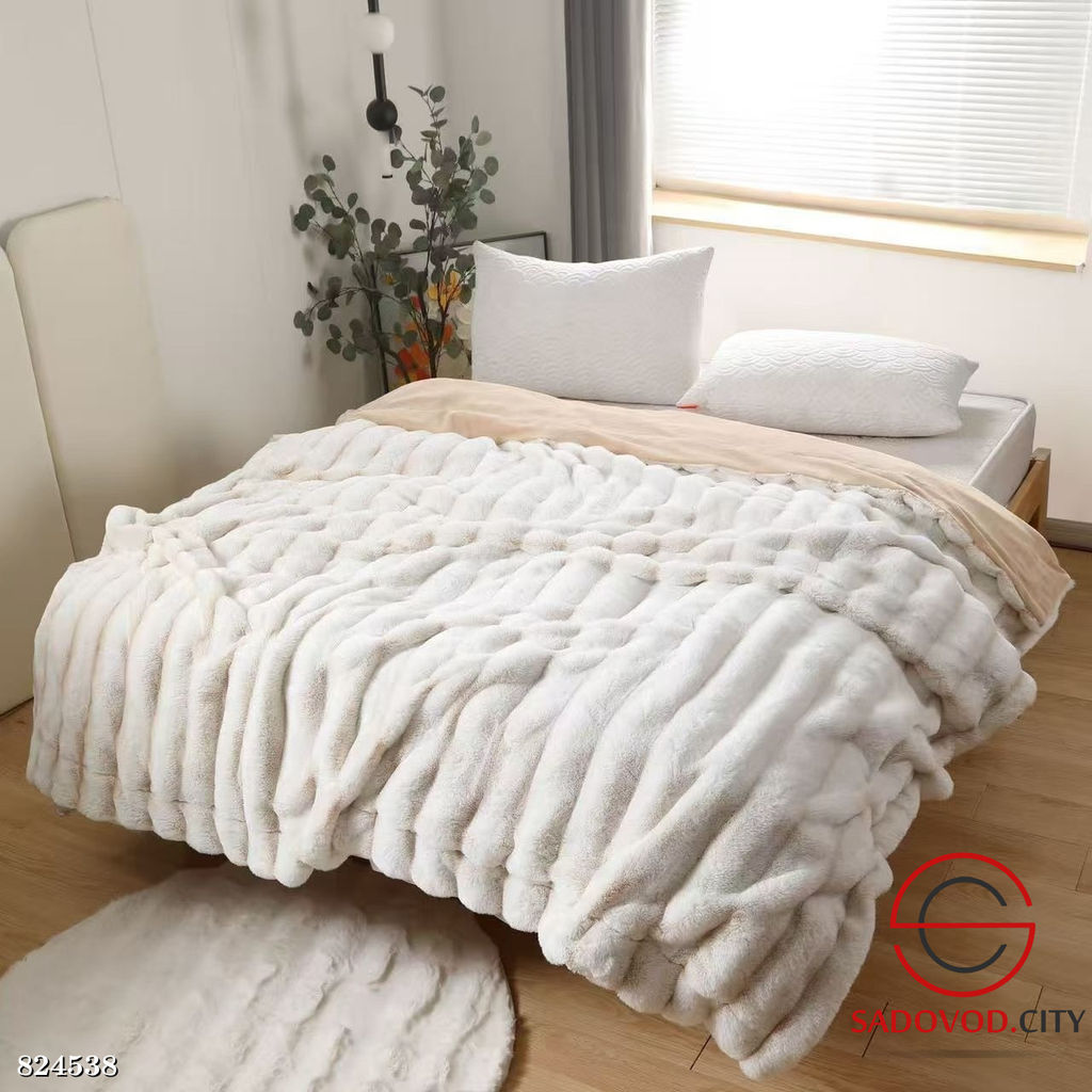 Плед шиншилла на кровать